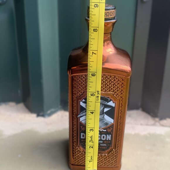 BOTTLE - EMPTY  - THE DEACON SCOTLAND Scotch Whisky 700ml - Copper Color - Picture 13 of 13